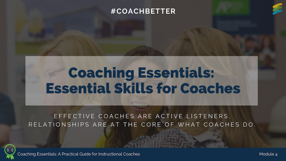 Module 4: CE Essential Skills for Coaches