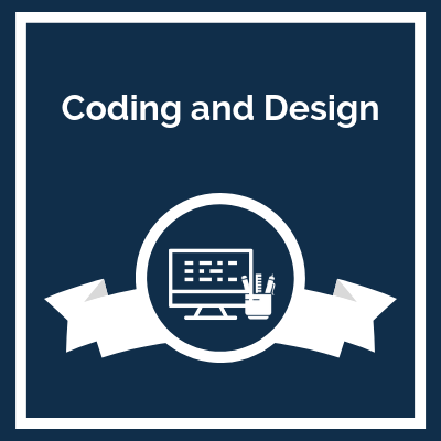 course logo: Coding and Design